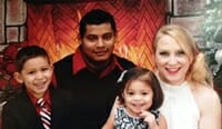 Marco Noyola and his family