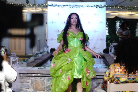 Eve walks the runway during Christian Fashion Week 2024. Photo courtesy of Jayla Gossette.