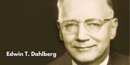 Photographic image of Edwin T. Dahlberg