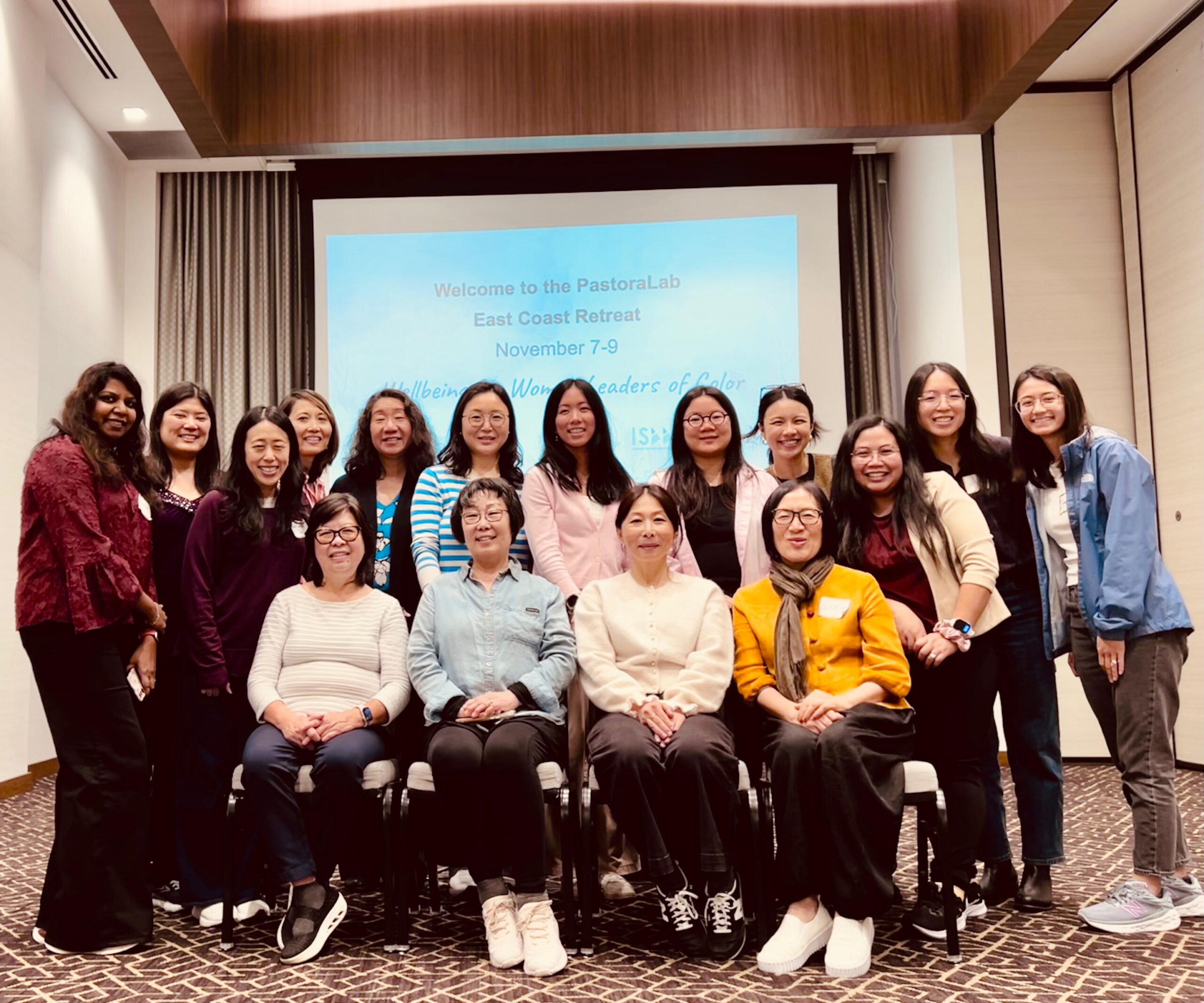 Picture of attendees of retreat for female Asian American faith leaders 